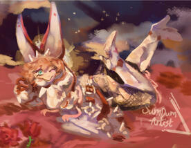 £20 detailed background - very different colours interacting with itself. some foreground elements with half of the environment being middle ground